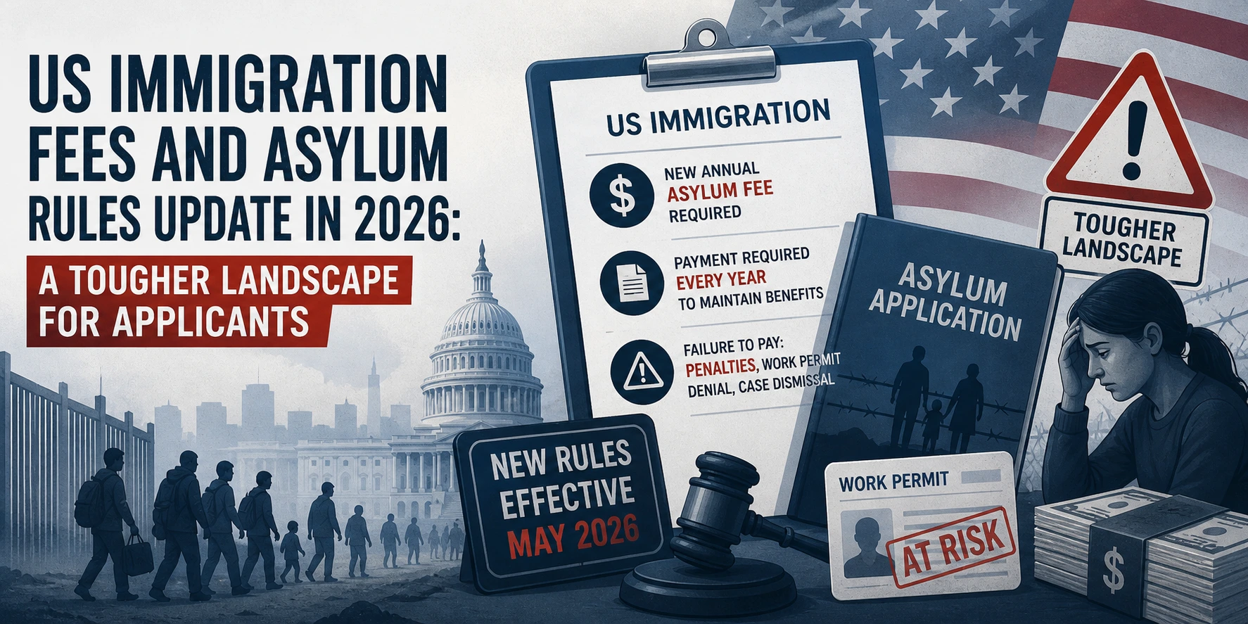 US Immigration Fees and Asylum Rules Update in 2026: A Tougher Landscape for Applicants
